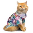 thumbnail image 4 of Hippie Scottish Fold Portrait Watercolor Tie-Dye Vintage Styles Hawaiian Summer Shirt for Small Medium Large Dog Cat Cat Lover Kitten Owner Gifts - 00014, 4 of 6