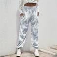 thumbnail image 6 of SBYOJLPB Length Pants Clearance Women'S Active Elastic Waist Baggy Tie-Dye Sweatpants Joggers Lounge Pants Rollbacks, 6 of 7