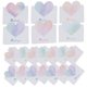 thumbnail image 5 of WASHWEPE 60Ud Tarjetas Para Mensajes Y Felicitaciones Con Retro Corazón Ideal Para Y Fiestas, 5 of 8