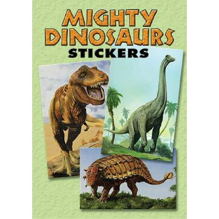- Mighty Dinosaurs Stickers : 36 Stickers, 9 Different Designs