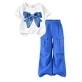 thumbnail image 2 of LvhaoGJOB Little Kids Girls 2-Piece Outfit Set - Multi-Pocket, Elastic Waist, 2 of 6