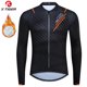 thumbnail image 3 of Maillot de ciclismo de invierno X-TIGER, maillot térmico de polar de manga larga para hombre, ropa de ciclismo que mantiene el calor, camiseta de ciclismo de carreras, 3 of 5