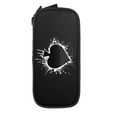 thumbnail image 2 of XMXY Poker Spades Aces Large Capacity Pencil Case, Portable Pencil Bags with Compartments Zipper Black, 2 of 7