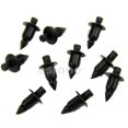 thumbnail image 1 of Parachoques de coche nuevo para guardabarros, remaches de plástico negros con orificio de 6 mm, 10 unidades, 1 of 1