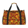 thumbnail image 1 of Balery Vintage maple leaf autumn Bolsa de Gimnasio para Mujeres, Bolsa de Viaje con Bolsillo Húmedo, Bolsa de Fin de Semana para Mujeres, Bolsa de Viaje Resistente al Agua, 1 of 5