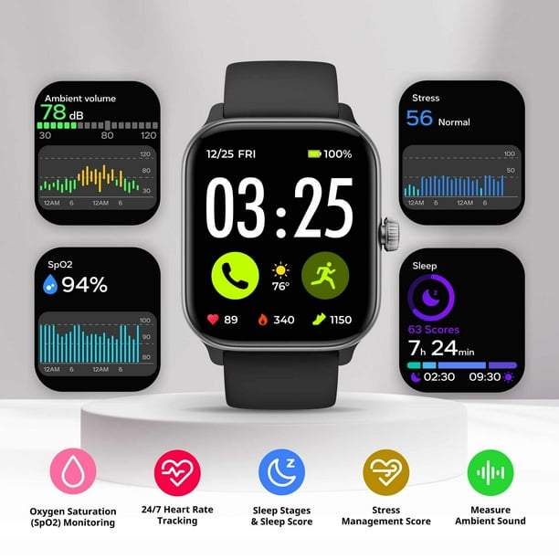 Spade & Co Health Smartwatch Smartwatch for Men &amp