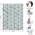 thumbnail image 4 of Light Blue Bigfoot and Tree Pattern Blanket,Comfortable Soft Flannel Throw Blanket,All Season,Warm Lightweight Blankets for Sofa Bed Couch Living Room Chair,30"x40", 4 of 4