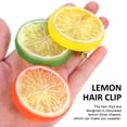 thumbnail image 2 of 3 pinzas para el pelo con forma de limón, horquillas creativas, bonitos pasadores, accesorios para el cabello para niñas., 2 of 8