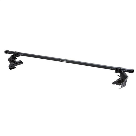 SportRack Roof Rack SR1010 Direct Fit; Clamps to Roof Rail; Black; Steel; Set of 2