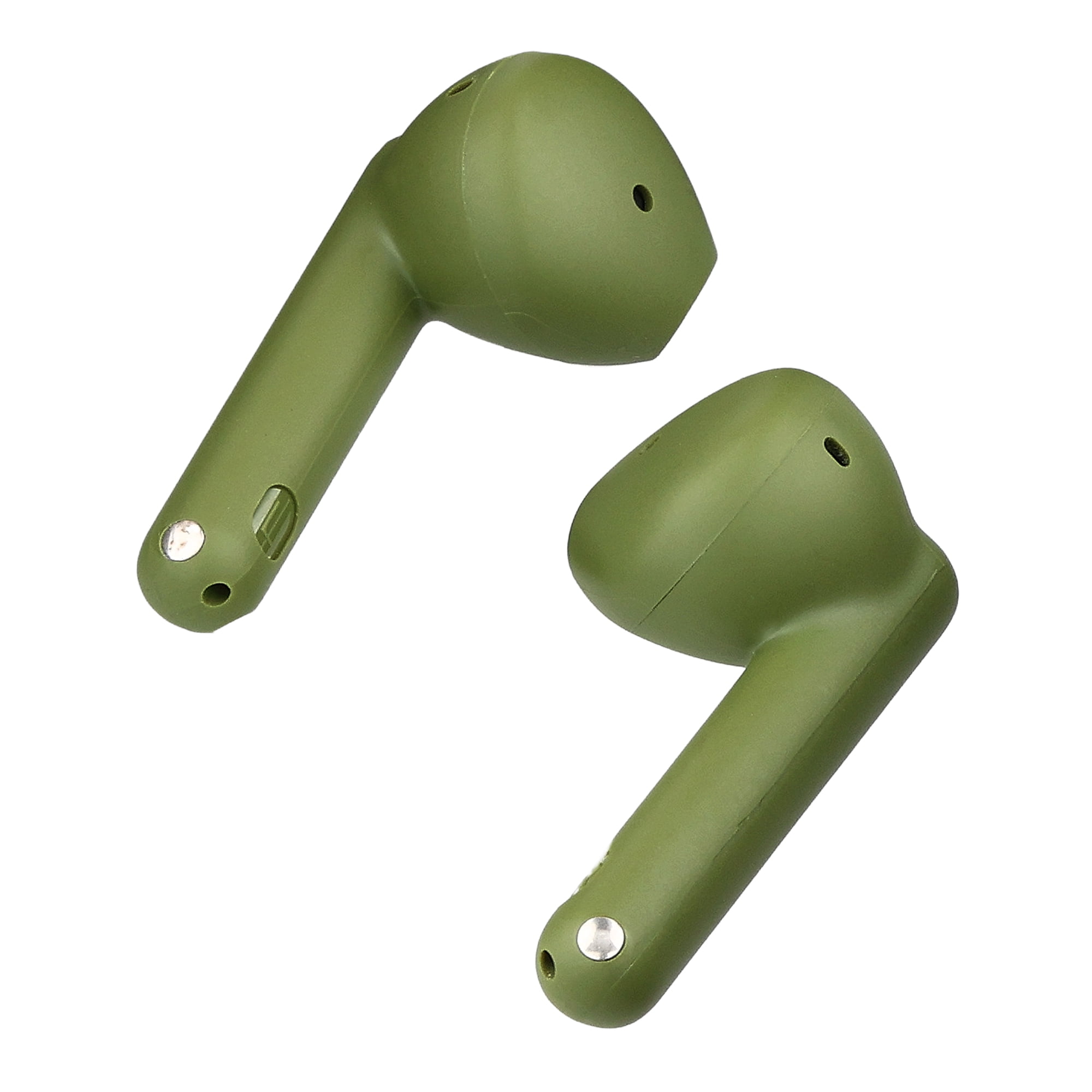 onn Wireless Earbuds with Environmental Noise Canceling, Olive