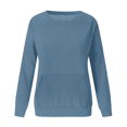thumbnail image 3 of Women Sweatshirts Pullover Ladies Cute Crewneck Plain Cotton Tops Casual Sweatshirts Oversized Long Sleeve Pullover Outerwear With Pocket, 3 of 6