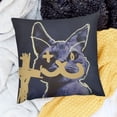 thumbnail image 2 of BANET  Double-Sided Printing Large Square Short Plush Pillow Case Pillowcase for Cushions for Sofa Short Plush Pillow Cases Western Decor 20x20in, 2 of 5