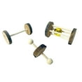 thumbnail image 4 of 3 piezas de juguete de madera para hámster, juguete para moler los dientes, campana, jaula, mancuerna, conejo, Molar, juguetes para masticar, jaula de Yuyangstore Juguetes para masticar hámster, 4 of 8