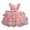 Pink, variant on BYHONG Flower Girls Bowknot Tutu Dress For Kids Kids Wedding Bridesmaid Birthday Party Pageant Formal Dresses Toddler First Baptism Christening Gown Casual Summer Dresses for Girls White 6-7 Years