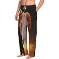 thumbnail image 3 of Kdxio Elephant Sunset in Kenya Print Men's Sleep Pajama Pant Lounge Pants with Pockets, 3 of 8