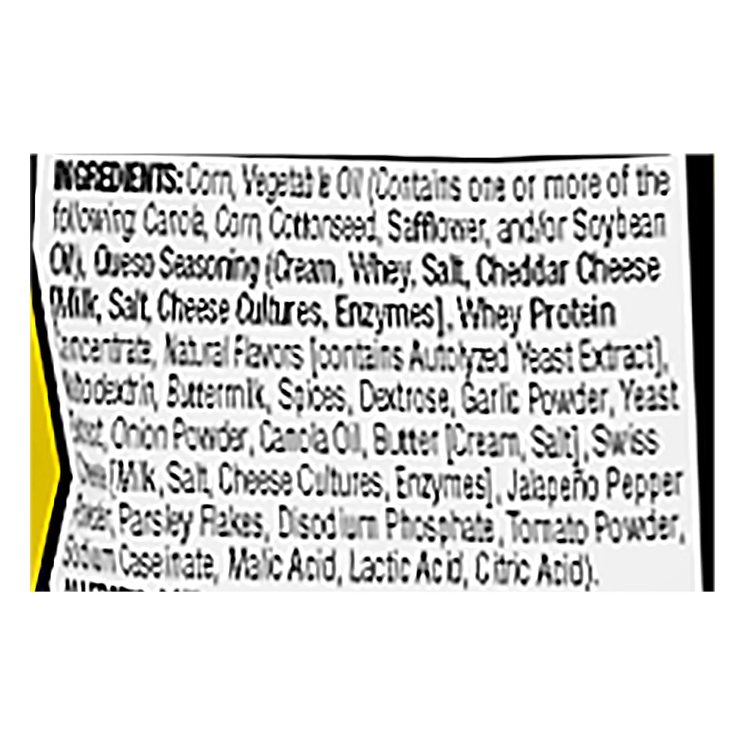 On The Border® Café Style® Queso Flavored Tortilla Chips 4 oz. Bag