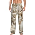 thumbnail image 2 of Lsque Starfish and Sea Shells Print Men's Pajama Pants, Lounge Pant - Comfortable Home Wear,Elastic Waistband, Stylish Design-Medium, 2 of 9