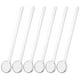 thumbnail image 1 of Juego de 6 cucharillas de té de cristal con mango largo, ideales para remover café y otras tareas de cocina., 1 of 7