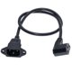 thumbnail image 1 of Iec320 C14 To C13 Extension Cord, C14 With Screw Holes And C13 Short Length, 1 of 5