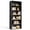 Black, variant on EDX 6 Tier Bookcase Storage, 63 Inch Large Tall Floor Standing Open Bookshelf for Home Office, Living Room, and Bedroom, Rust
