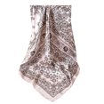 thumbnail image 5 of Mqqzkk Squared Satin Hair Scarf Flower Printed Head Scarf Soft Comfy Head Wrap Flower Hair Bandana Neck For Women, 5 of 6