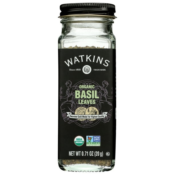 Watkins Gourmet Organic Spice Jar, Basil Leaves