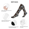 thumbnail image 5 of Lsque Yak Pattern Sport Compression Socks for Men & Women 15-20 mmHg Knee High Nurse Pregnant Running Medical and Travel Athletic, 5 of 6