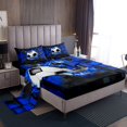 thumbnail image 1 of Erosebridal Soccer Full Sheet Sets,Gradient Geometric Bedding Full Size,Gaming Room Decor, 1 of 7