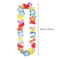 thumbnail image 4 of Eease 36 Pcs Hawaii Tropical Flower Leis Necklaces Accessories Party Supplies, 4 of 10