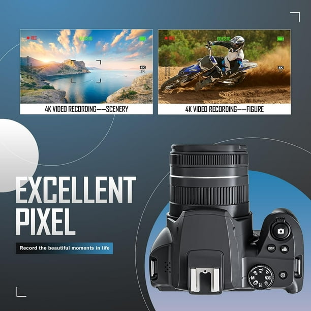 NBD 4K 64MP Digital Camera for Photography,40X Zoom Vlogging
