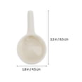 thumbnail image 6 of 8Pcs Small Candle Tray Ceramic Spoon for Home Tealight Holder White Heat Resistant 3.5 inch, 6 of 6