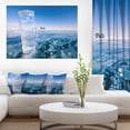 thumbnail image 1 of Blue Ice under Bright Sky - Landscape Artwork Canvas, 1 of 3
