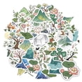 thumbnail image 6 of 35pcs-50pcs Floral Stickers Nature Stationery Stickers Decals Mountain Stickers Trees Stickers for Laptops Phone Luggage, 6 of 9