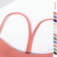 thumbnail image 4 of Ropa interior deportiva con tirantes finos de estilo europeo y americano, con forma de Y y espalda hermosa, chaleco de yoga con el mismo estilo Love Degree, sujetador de fitness con tirantes, 4 of 4