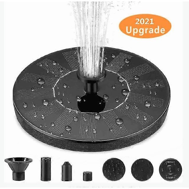 Solar Fountain Birdbath Fountain Floating Fountain Outdoor Pool Fountain Decorative Fountain_Perfect Gift