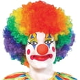 thumbnail image 5 of Paquete de 4 disfraces de payaso, peluca de payaso arcoíris + nariz de payaso + chaleco de payaso para Halloween, fiestas de cosplay, carnavales, disfraces, juegos de rol, favores de rendimi, 5 of 5