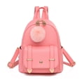 thumbnail image 3 of PRIYAL Fashion Backpack Mini Backpack Purse for Women Purses PU Leather Pompom Backpack Shoulder Bag, 3 of 7