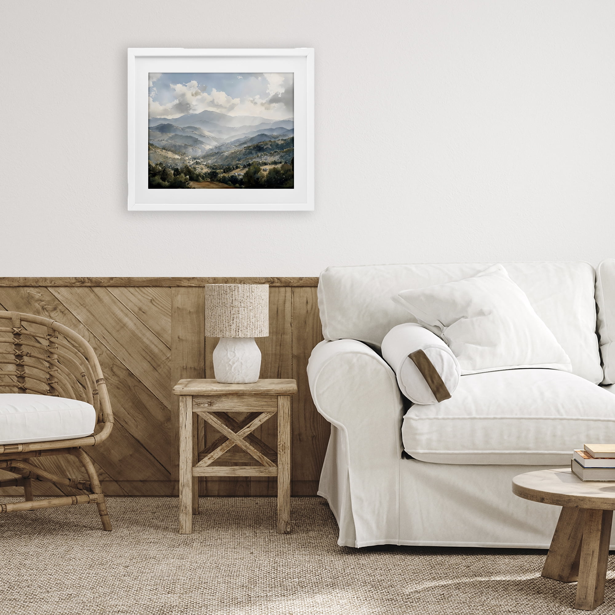 Stupell Industries Everything Under The Sun White Framed Print Under Glass, design by Franklyn Gregory