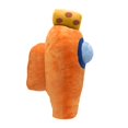 thumbnail image 3 of Among Us Orange Cheese Hat Toy Plush 9", 3 of 5