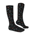 thumbnail image 4 of Lsque Hawaiian Style Printed Crew Socks Men's Women's LightWeight Thin Casual Calf Socks ,Knee High Socks,Cotton Socks, 4 of 9