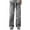 Gray, variant on Straight Wide Leg Denim Pants for Men Casual Trendy Ripped Jeans Hippie Going Out Trousers Distressed Palazzo Pants