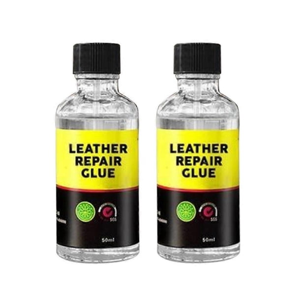 2X 50ml Car Leather Repair Glue Seat Maintenance Leather Care Liquid Rubber Gel