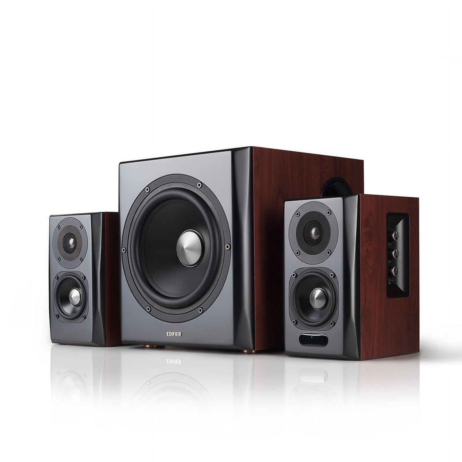 Edifier Wireless Bluetooth Speaker System, Bookshelf Speakers Set, 150W RMS Output, Connect with Optical/Coaxial/Bluetooth/Dual RCA