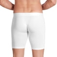 thumbnail image 2 of Men's Obviously A01-1K PrimeMan AnatoMAX 9 Inch Boxer Brief (White 2XL), 2 of 4