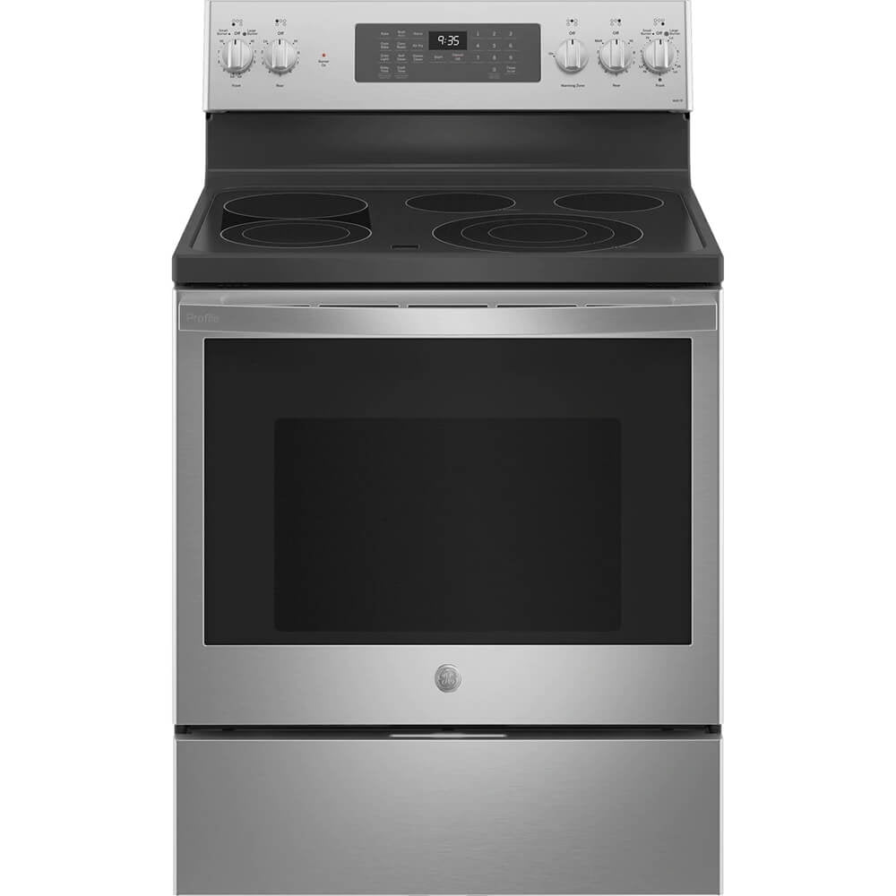 GE Profile PB935YPFS 5.3 Cu. Ft. Stainless Smart Electric Convection Range with Air Fry - Walmart.com