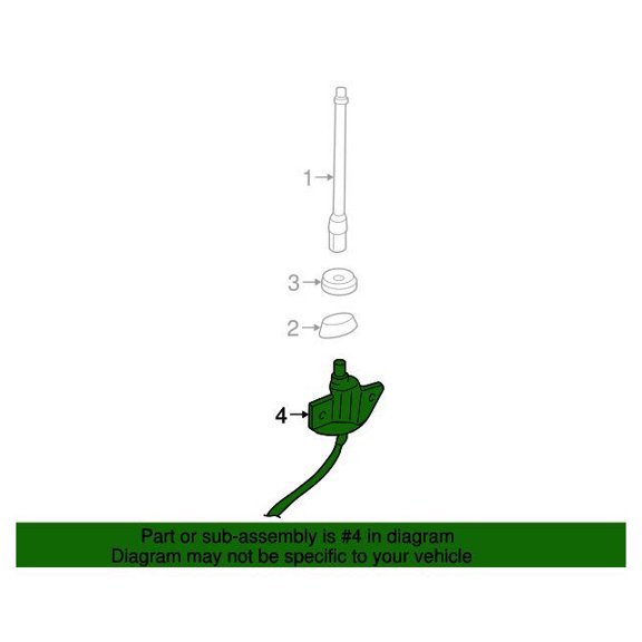 GM 15963441 Cable Asm-Rdo Ant