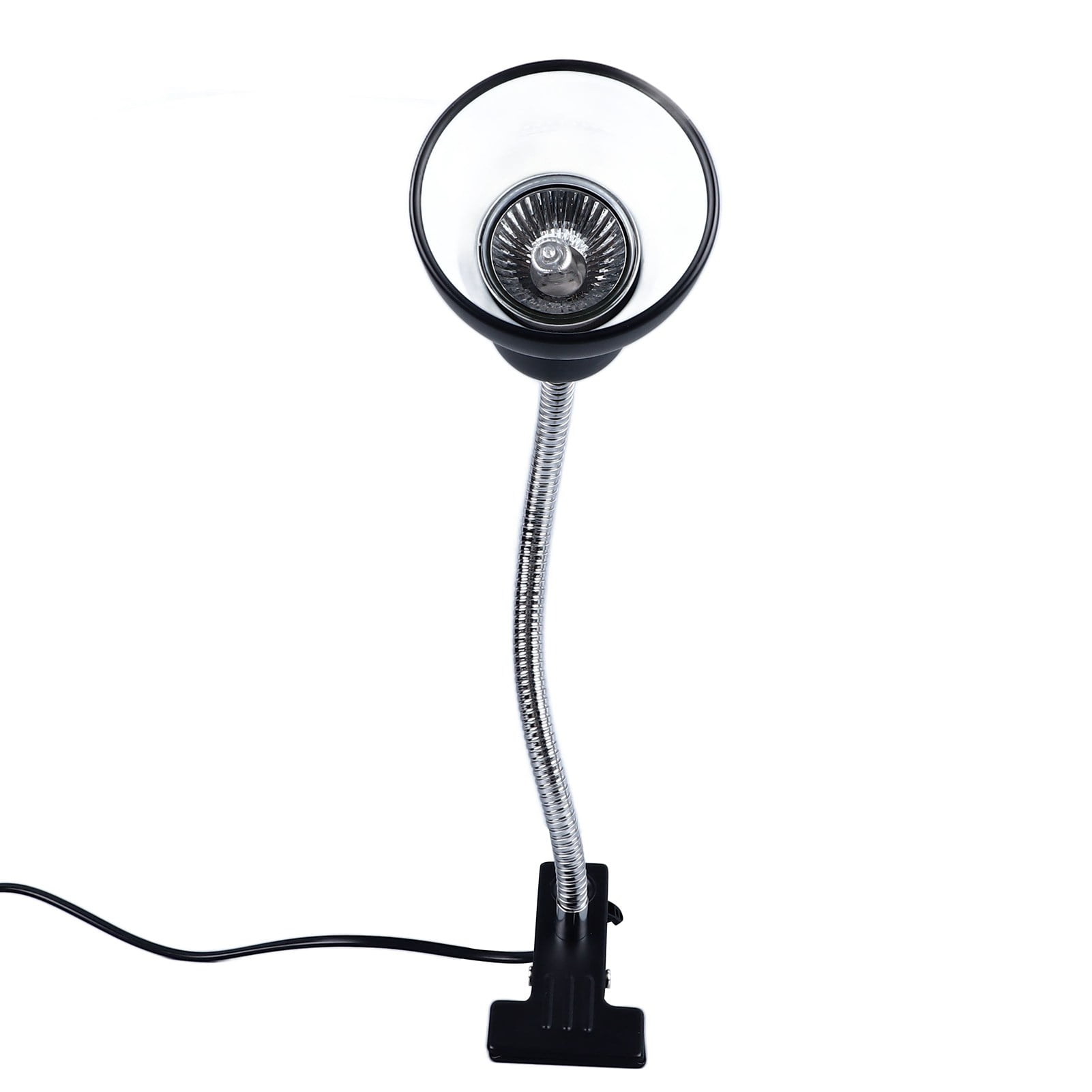 Nieyigj Reptile Basking Light UVB UVA Heating Lamp with Self Timing, Heavy Duty Clamp Fixture for Turtles and Lizards, 110-230V Universal Pet Habitat Light, 6.69 inches / 17.00 cm