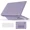 Purple, variant on Compatible for MacBook Air 13 inch Case 2018-2021 M1 A2337 A2179 A1932 with Retina Display, Fabric Textured Hard Shell with Foldable Kickstand & Keyboard Cover for MacBook Air 13'' Case
