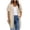 Khaki, variant on Cardigans for Women Short Sleeve Open Front Cardigan Casual Jacket with Pockets