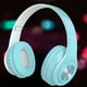 thumbnail image 1 of Auriculares Bluetooth, Auriculares inalámbricos, Auriculares Bluetooth, Auriculares inalámbricos, Auriculares plegables con luces LED, Auriculares brillantes, Auriculares con tarjeta enchufable, Auric, 1 of 6